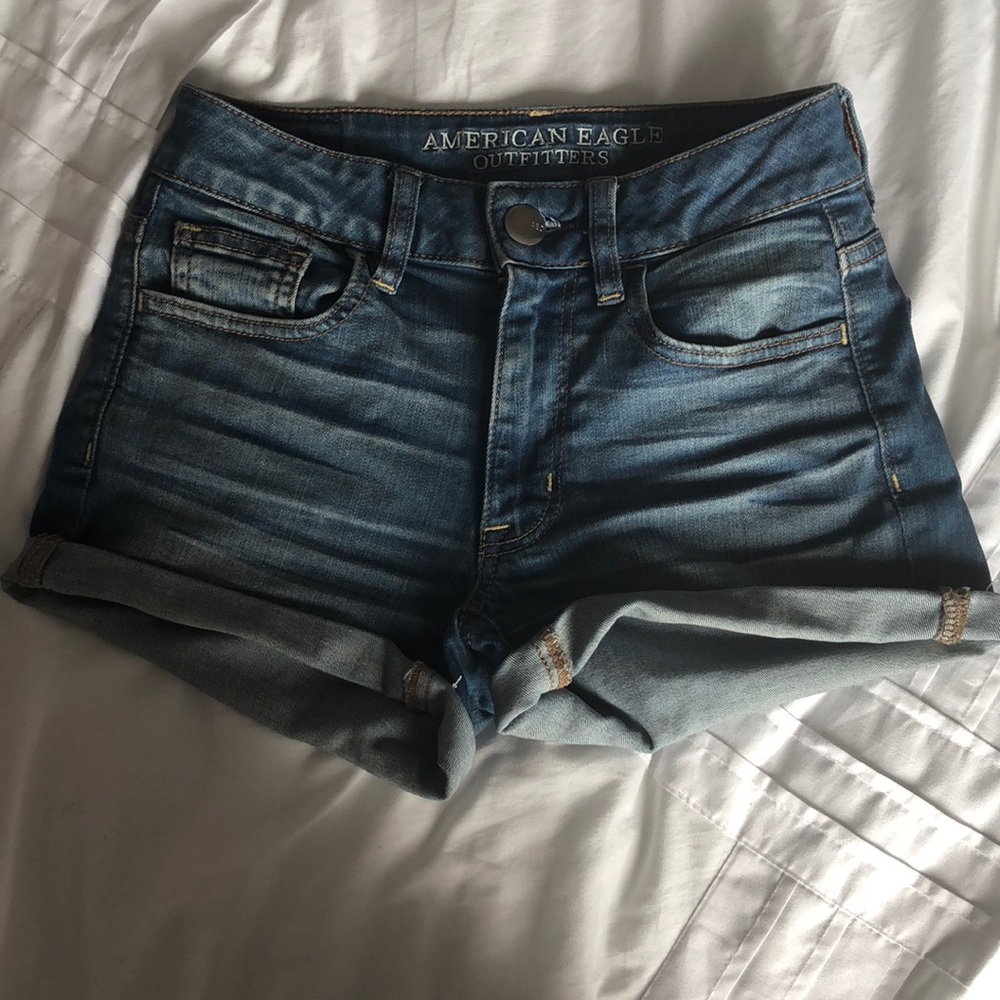 American eagle jean shorts